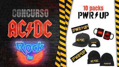 Electrifícate con AC/DC y RockFM y consigue un pack con regalos exclusivos