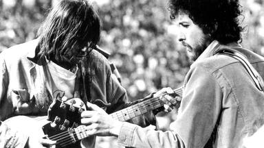 Neil Young y Bob Dylan.
