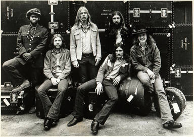 The Allman Brothers con Duane y Oackley