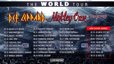 Def Leppard y Mötley Crüe amplían su gira mundial: estas son las fechas añadidas en Estados Unidos