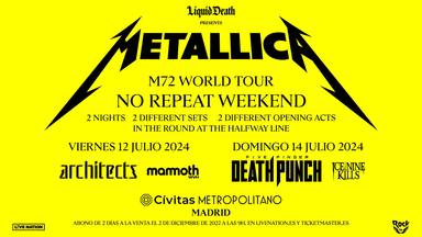 Entradas para Metallica en Madrid: cuánto cuestan, cuándo y dónde comprarlas