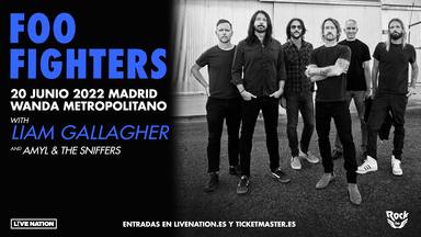 Foo Fighters tocarán, junto a Liam Gallagher, en el Wanda Metropolitano de Madrid en junio de 2022