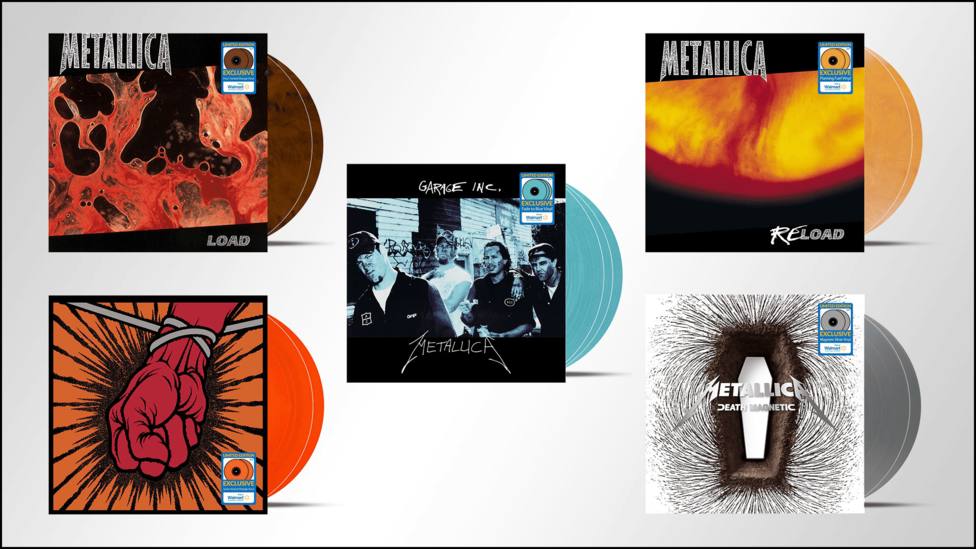 METALLICA reeditarán sus primeros discos en vinilo de color