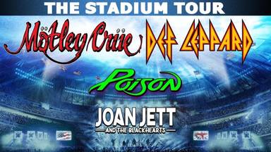 ¿Qué pasa con "The Stadium Tour" con Mötley Crüe, Def Leppard o Poison?