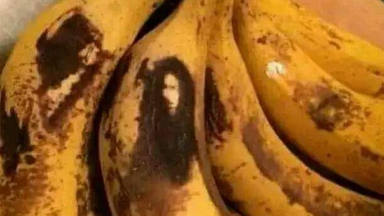 Esta “esotérica” imagen de un plátano se ha hecho viral: nosotros tenemos claro a quién vemos en él