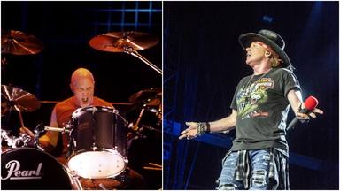 Chris Slade, honesto respecto a Axl Rose en la gira de AC/DC: “Dos horas cada concierto, podía oírle”