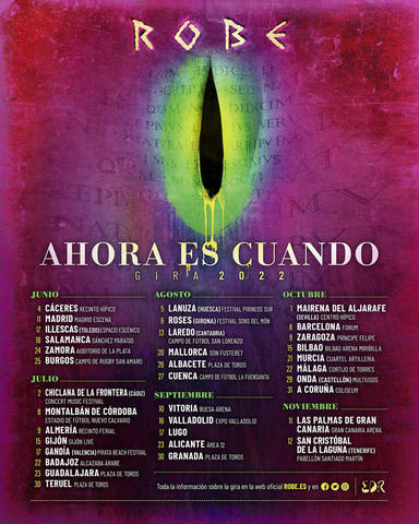 Robe Iniesta, nueva gira y mensaje a Extremoduro: Ahora tengo la