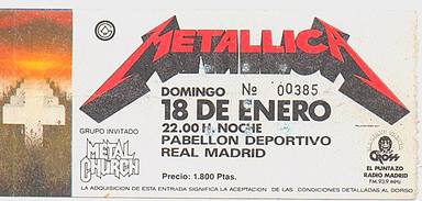 Entrada Metallica
