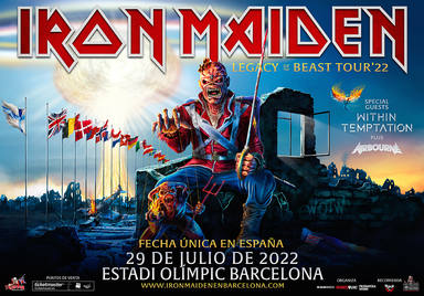 Iron Maiden anuncia su nueva fecha en España, la gira “Legacy of the Beast” llegará en 2022