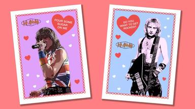 Así son las tarjetas de San Valentín de Def Leppard: celebra el amor con estos divertidos diseños