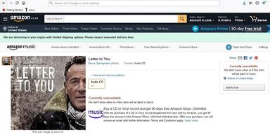 Filtración del nuevo disco de Bruce Springsteen