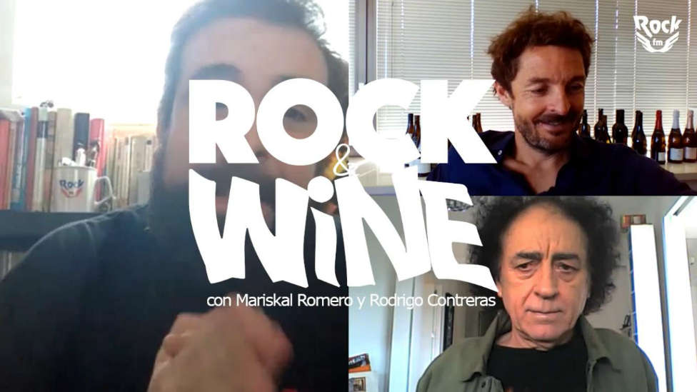 Pepe Raventós en Rock & Wine con Rodrigo Contreras y Mariskal Romero