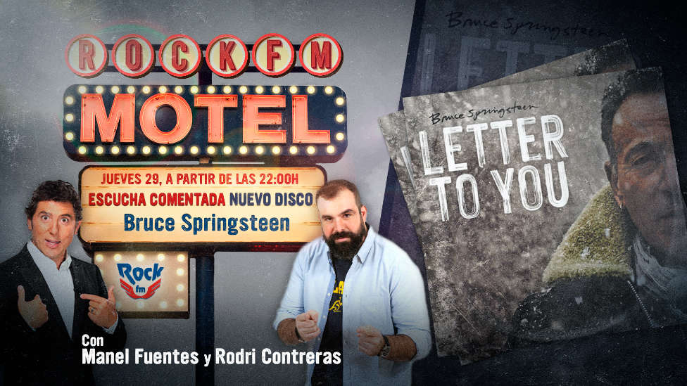 Podcast Manel Fuentes, Rodrigo Contreras Letter to You de Springsteen en RockFM Motel