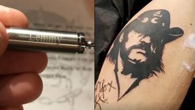 Sacan las cenizas de Lemmy (Motörhead) de sus balas y ahora lo llevarán en su piel para siempre