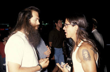 Rick Rubin con Anthony Kiedis