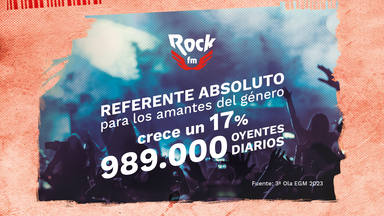 RockFM cierra el año imparable: crece un 17% en la tercera ola del EGM congregando a diario a 989.000 oyentes