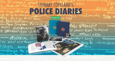 Cuenta atrás para Police Diaries, el libro de memorias de The Police escrito por Sterwart Copeland