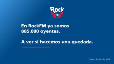 RockFM sigue su fiesta y congrega a 885.000 oyentes cada día, creciendo un 6%